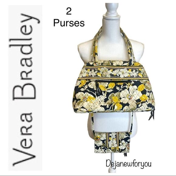 Vera Bradley Hipster Dogwood Shoulder Bag Purse and Crossbody Bag Bundle - Picture 1 of 13